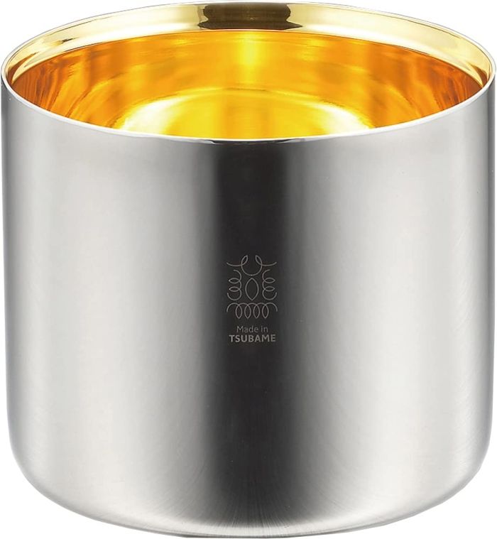 4営業日で発送 タマハシ TAMAHASHI 金の贅 18-8ステンレス W構造 アイスペール 1500ml 内面金メッキ TM-055