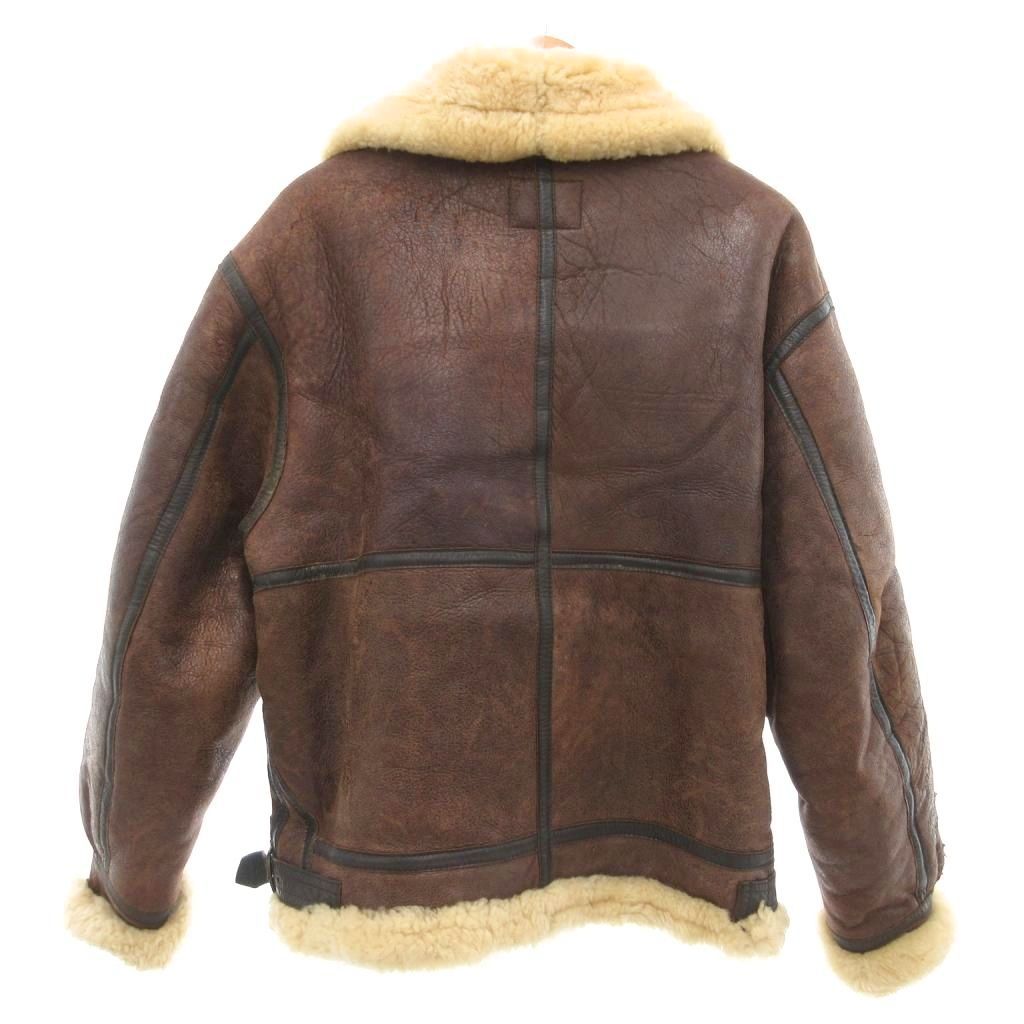 UNKNOWN DESTINATION TYPE B-3 フライトジャケット レザー 革 L 茶  