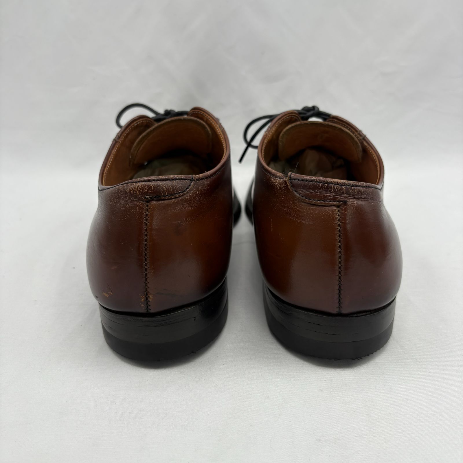 オールデン外羽根プレーントウ462ヴィンテージ7.5JP25,5センチ ALDEN オールデン 外羽根 プレーントゥ 462 カウレザー 7 1/2 ブラウン