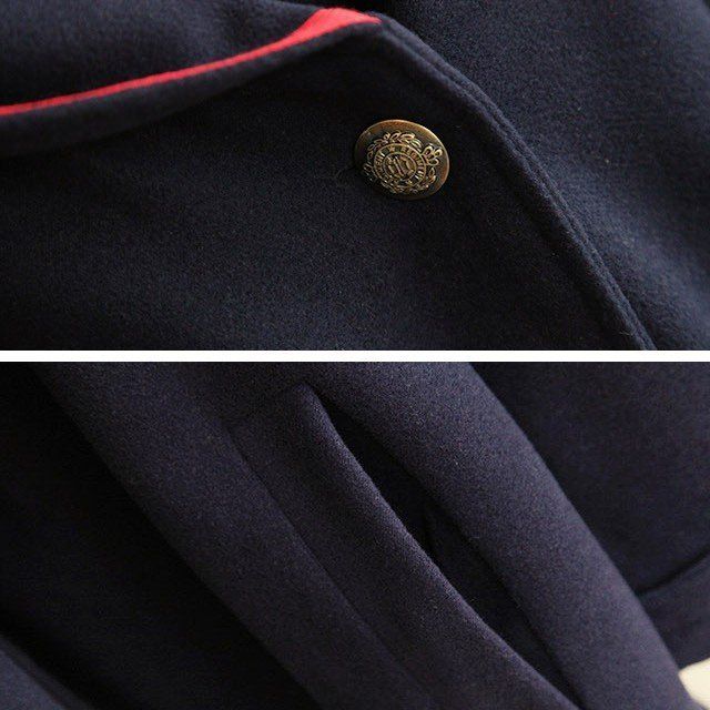 ドルマンスリーブ アウター ポンチョコート マントコート メルトン