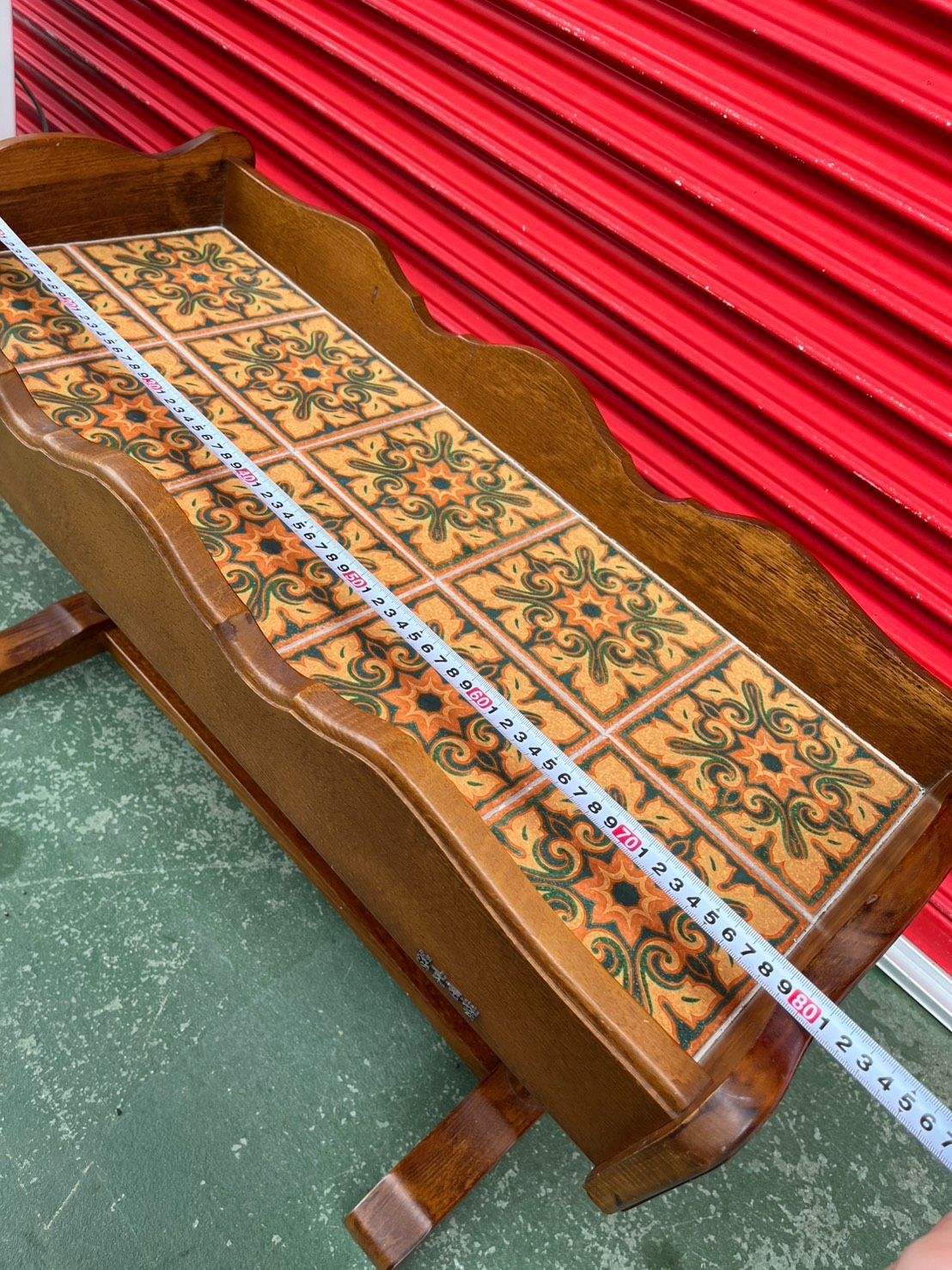 浜本工芸 タイルトップ 台 ボード 幅約80㎝ MARWIL-DEMENAGEMENTS_CH