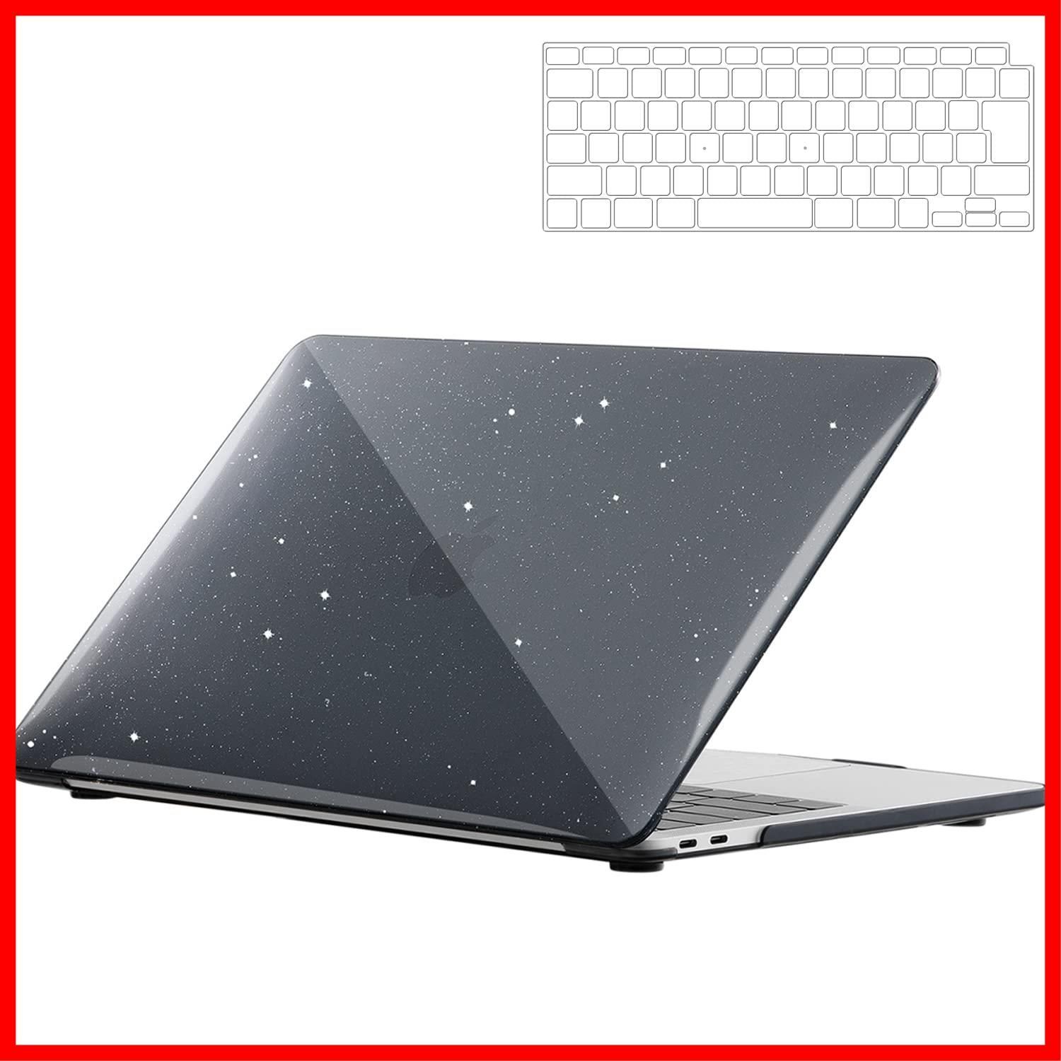 Macbook Airカバー Macbook M1チップ 2020 2019 2018モデル 日本語キーボードカバー付き クリアケース A2337 A2179 A1932対応 保護ケース 13インチ ハードケース 全面保護 ケース ほこり防止