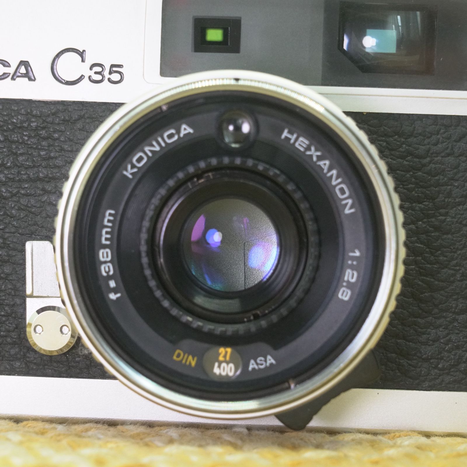 完動品◎KONICA C35 コンパクトフィルムカメラ #518-