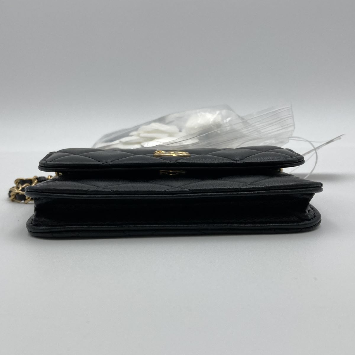 美品 CHANEL シャネル マトラッセ チェーンクラッチ ココボール バッグ