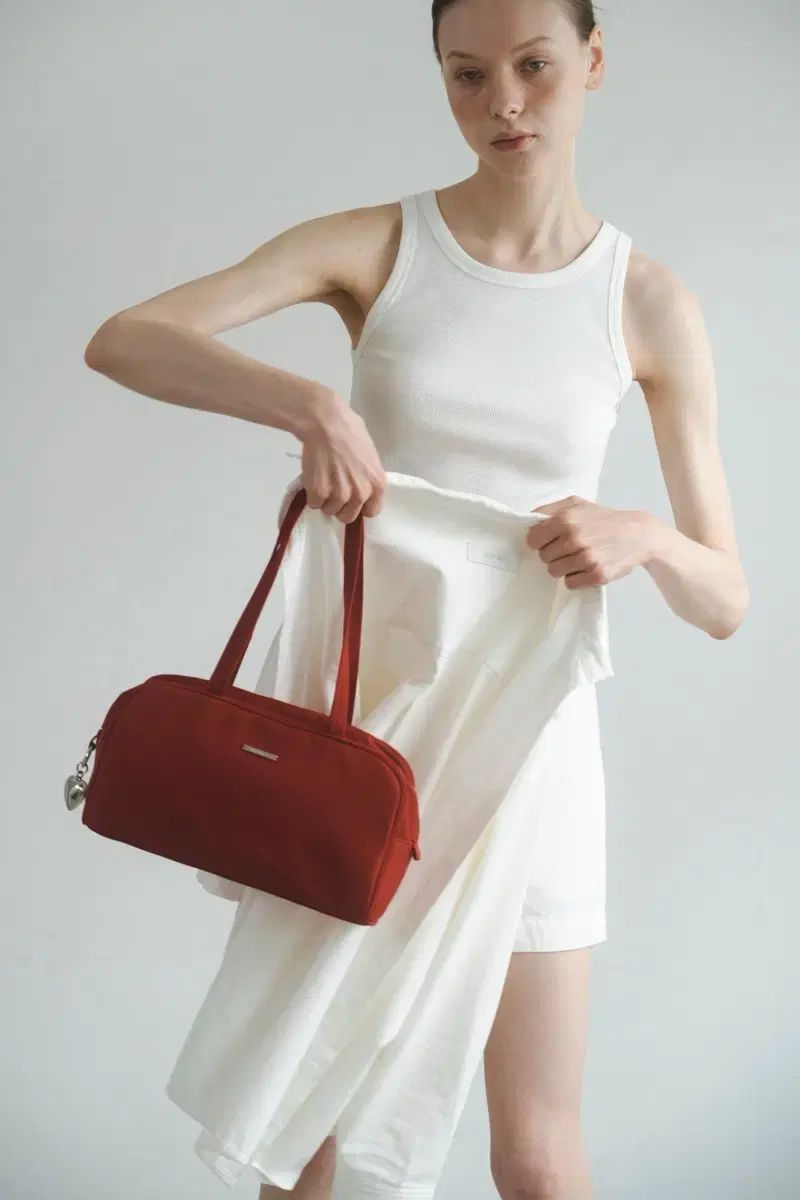 ブルーブリック Brick nylon shoulder bag red