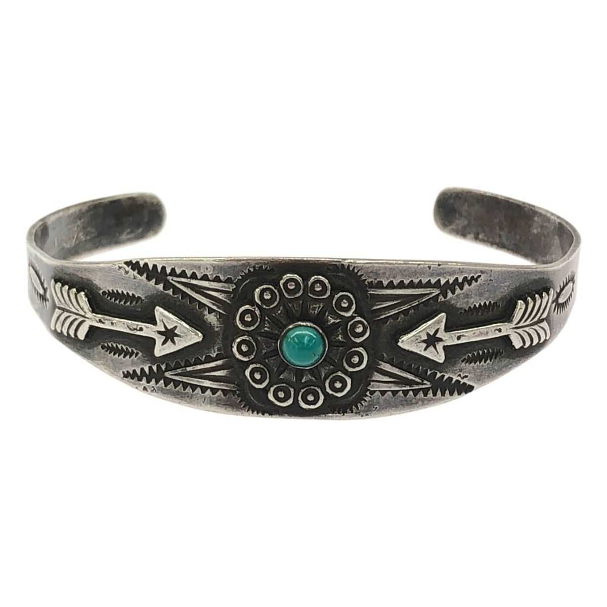 希少　ヴィンテージナバホ　ターコイズ　インディアン　バングル　navajo Indian Jewelry / インディアンジュエリー | 1930s ヴィンテージ