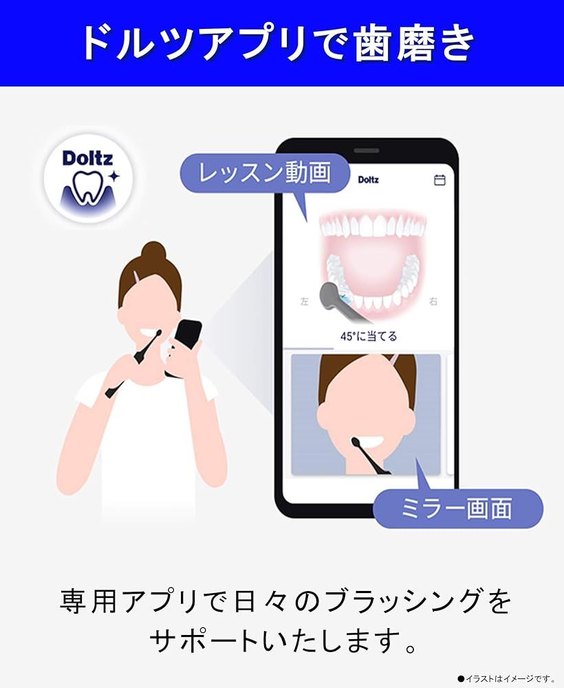 パナソニック 電動歯ブラシ ドルツ 青 EW DL 36 A 電動歯ブラシ本体 電動歯ブラシ