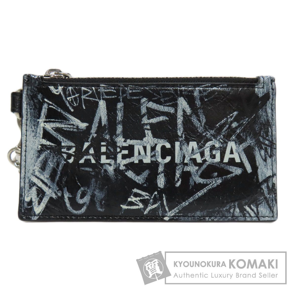 BALENCIAGA バレンシアガ 594548 ロゴ コインケース レザー レディース 