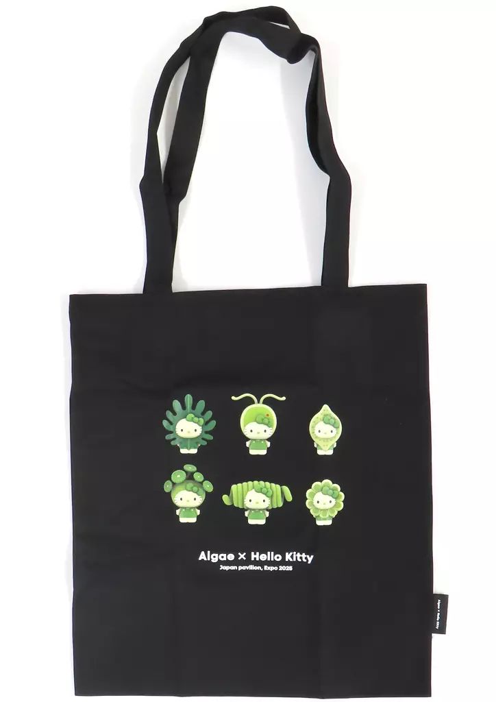 中古】バッグ ハローキティ(藻6種類ver./ブラック) トートバッグ