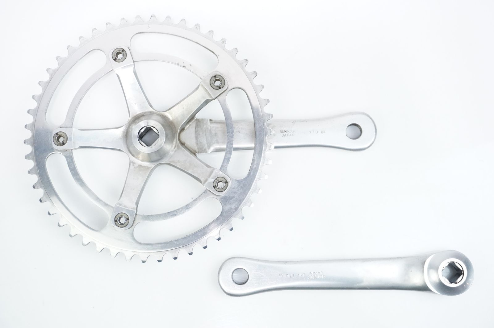 サンツアー シュパーブプロ SUNTOUR SUPERBE PROクランクセットサン 