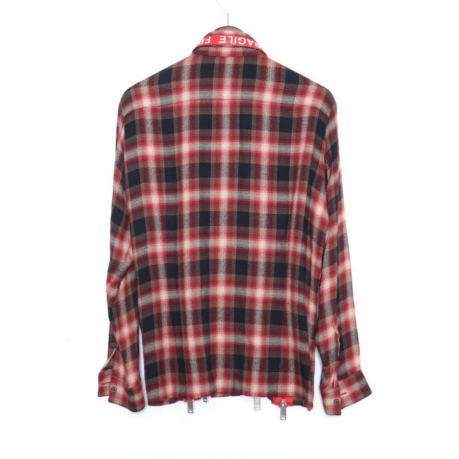 トップス 15AW CHRISTIAN DADA FULL ZIP PLAID SHIRT CHRISTIAN DADA 15AW FULL ZIP PLAID SHIRT - メルカリ
