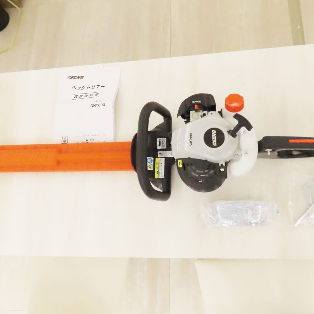 ECHO エコーGHT600 ヘッジトリマー 580mm 電動工具 エンジン始動