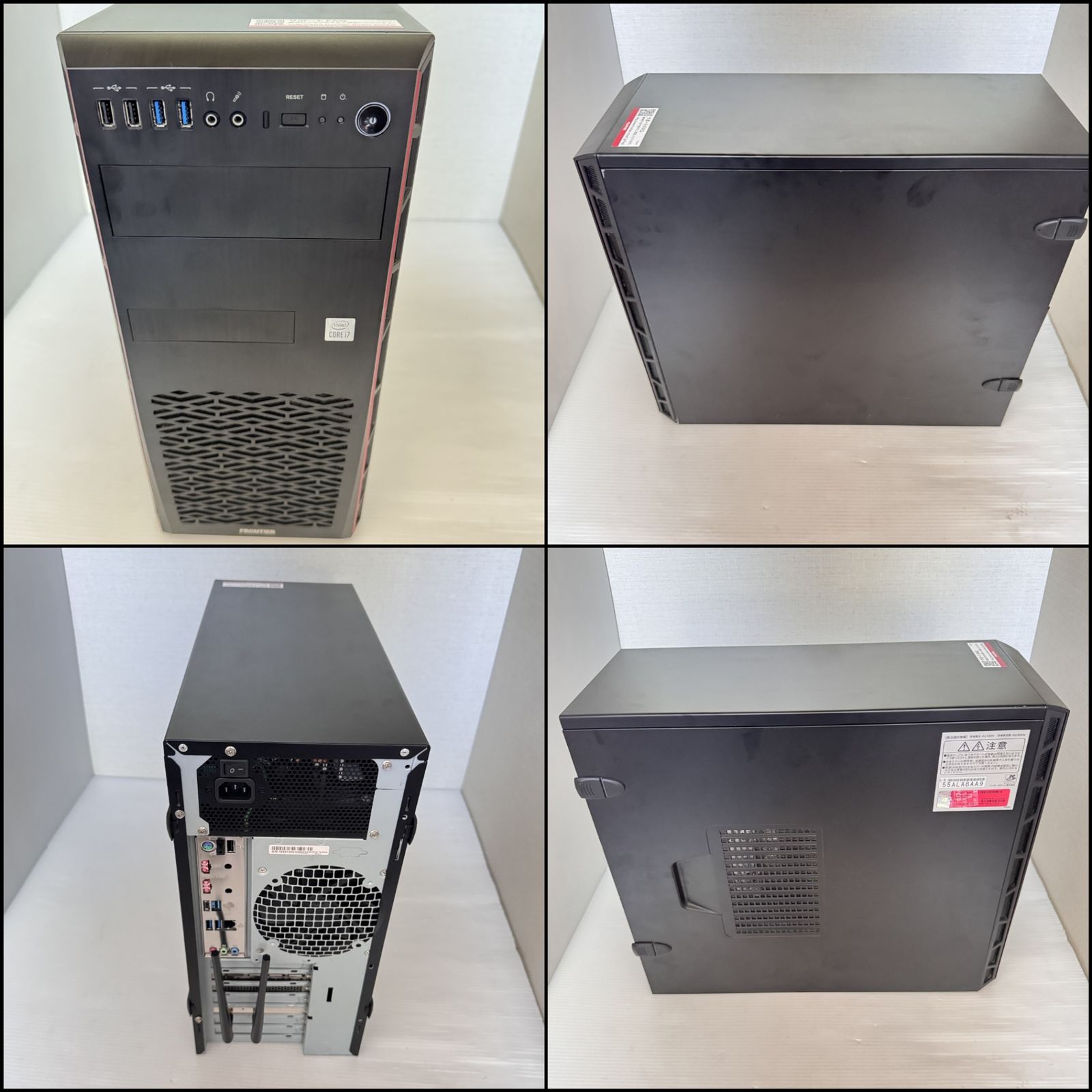 動作 済み FRONTIER フロンティア ゲーミングPC RTX3060 12GB 第10世代 Core i7 10700F RAM16GB SSD1TB Windows11 Home