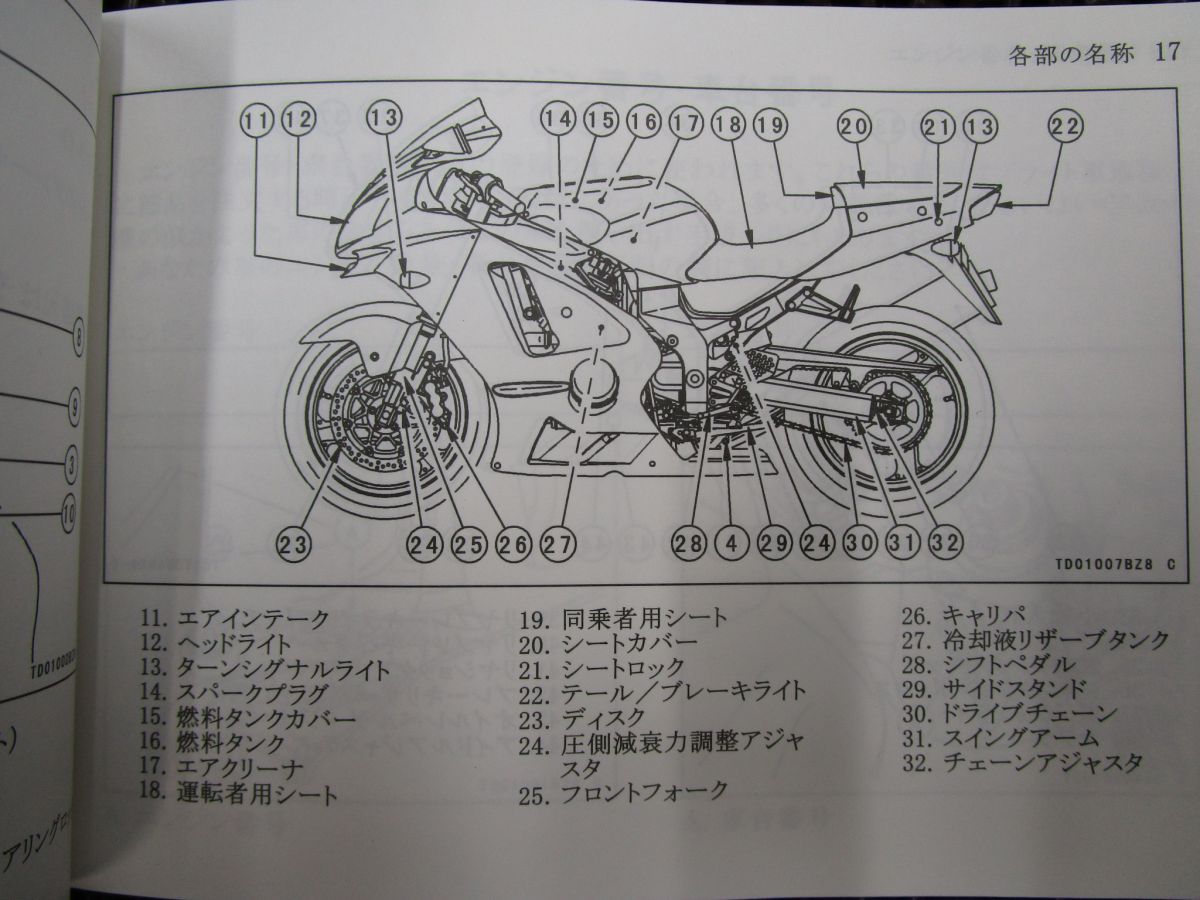 ニンジャ ZX-12R 取扱説明書 ZX1200B ○ R740！カワサキ NINJA KAWASAKI