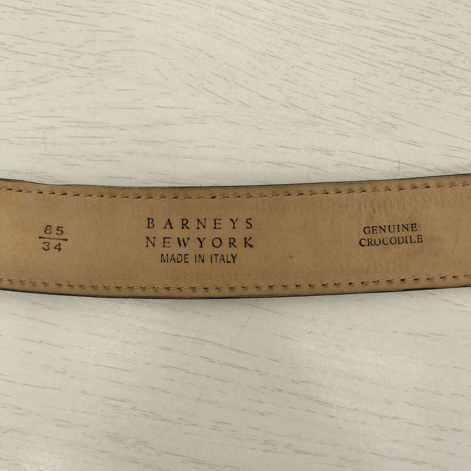 バーニーズニューヨーク BARNEYS NEWYORK GENUINE CROCODILE