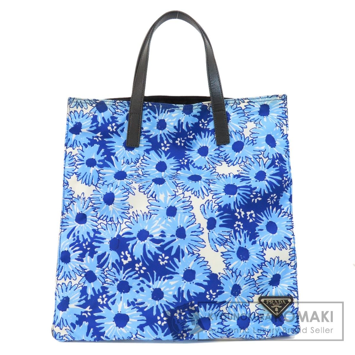 PRADA プラダ VA0905 フラワー トートバッグ ナイロン レディース 