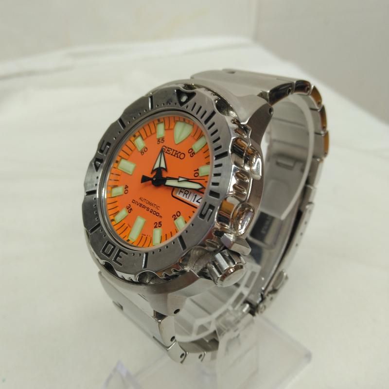 SEIKO オレンジモンスター 自動巻き腕時計 オレンジ SEIKO 腕時計