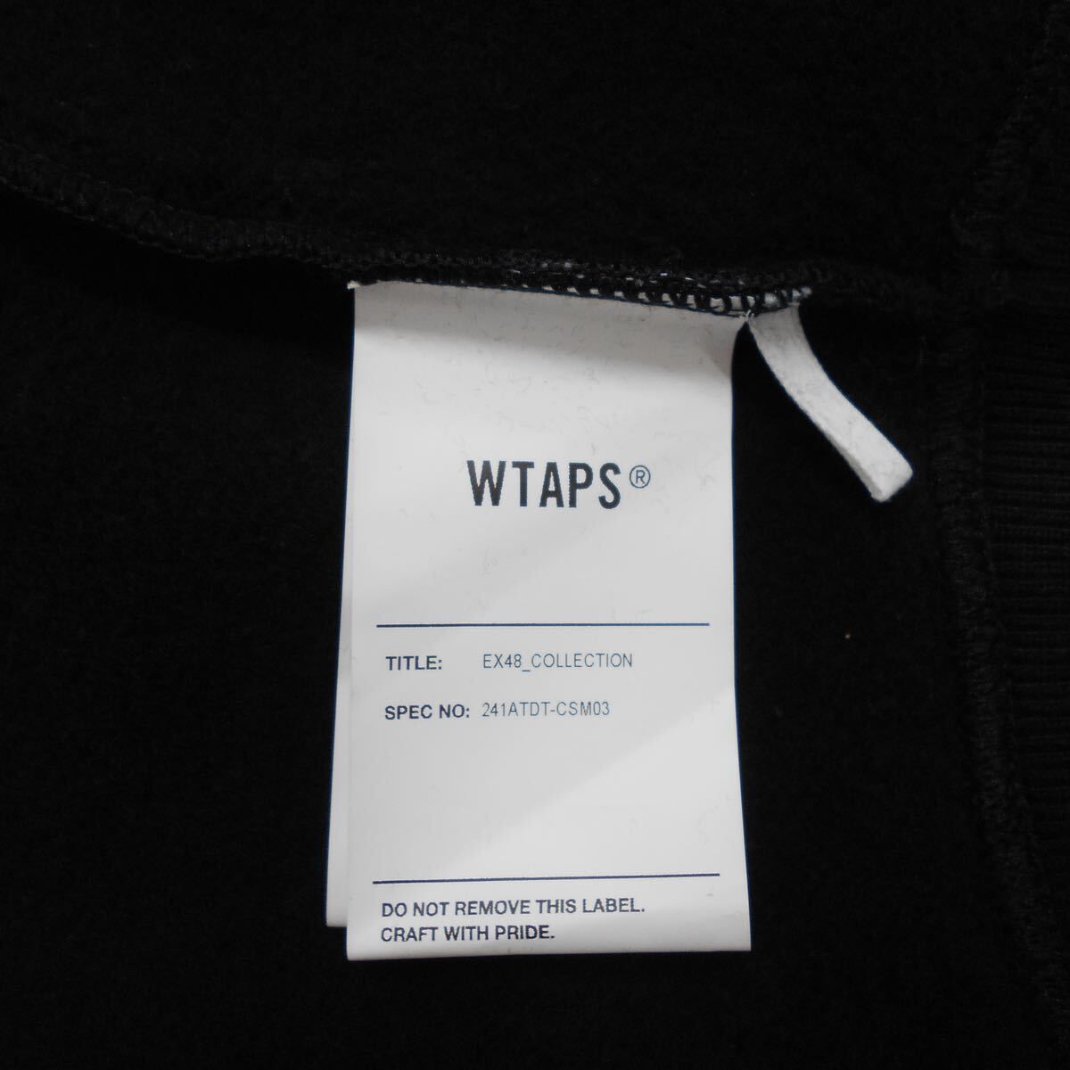 WTAPS ダブルタップス 24SS 241ATDT-CSM03 ACADEMY / SWEATER / COTTON 