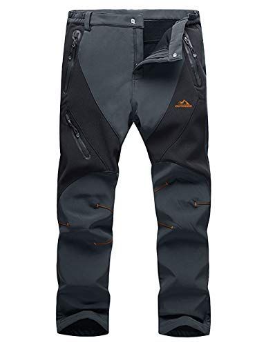 裏起毛・グレー_3XL [MAGCOMSEN] 裏フリース パンツ メンズ 登山 秋 冬