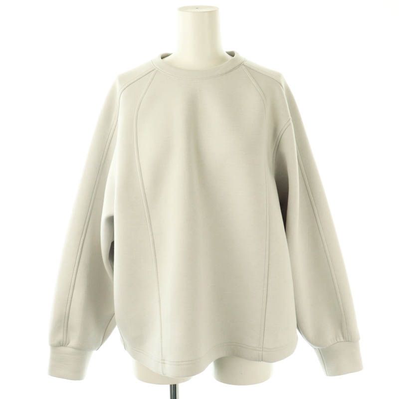 セオリーリュクス theory luxe 25SS Richmond Gana Top クルーネックトップス スウェット 38 ライトグレー /NR ■OS レディース セオリーリュクス theory luxe 25SS Richmond Gana Top クルー