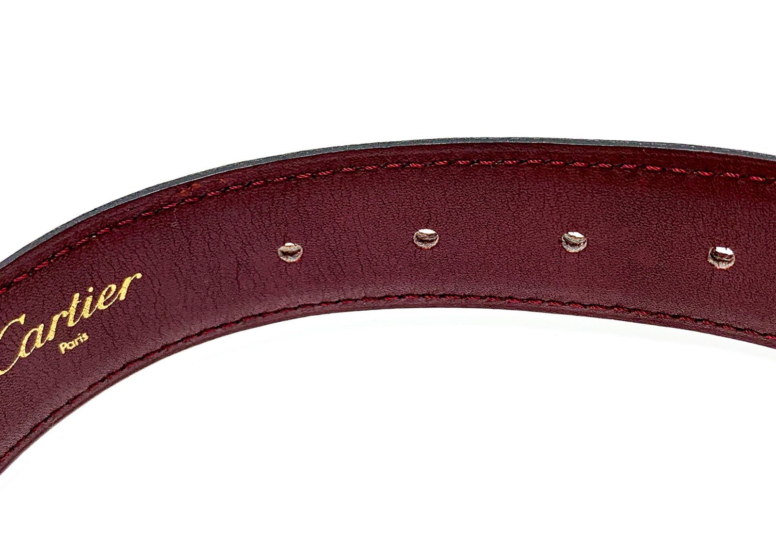 Cartier カルティエ ボルドー ワインレッド えんじ色 サントス