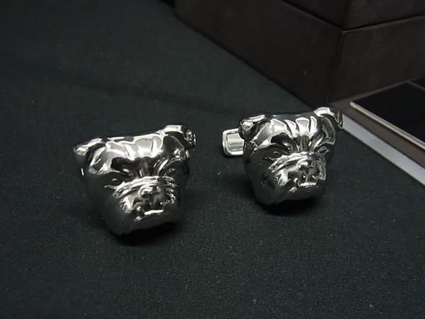 □美品□ dunhill ダンヒル ブルドッグ カフス カフリンクス ビジネス