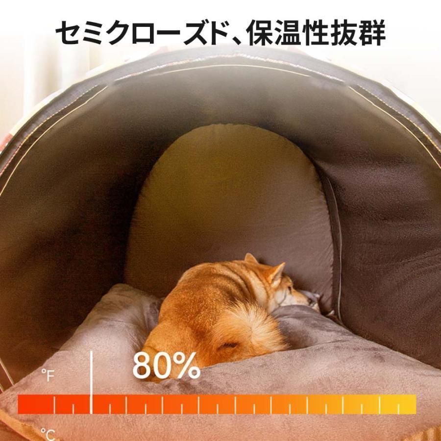 10%クーポン配布中 犬ハウス 2WAY ドーム型 ペットハウス 保温 マット付き 冬 室内 犬小屋 ベッド 柔らか 犬猫 ドームハウス 折り畳 STEELWINDOWSANDDOORS_COM