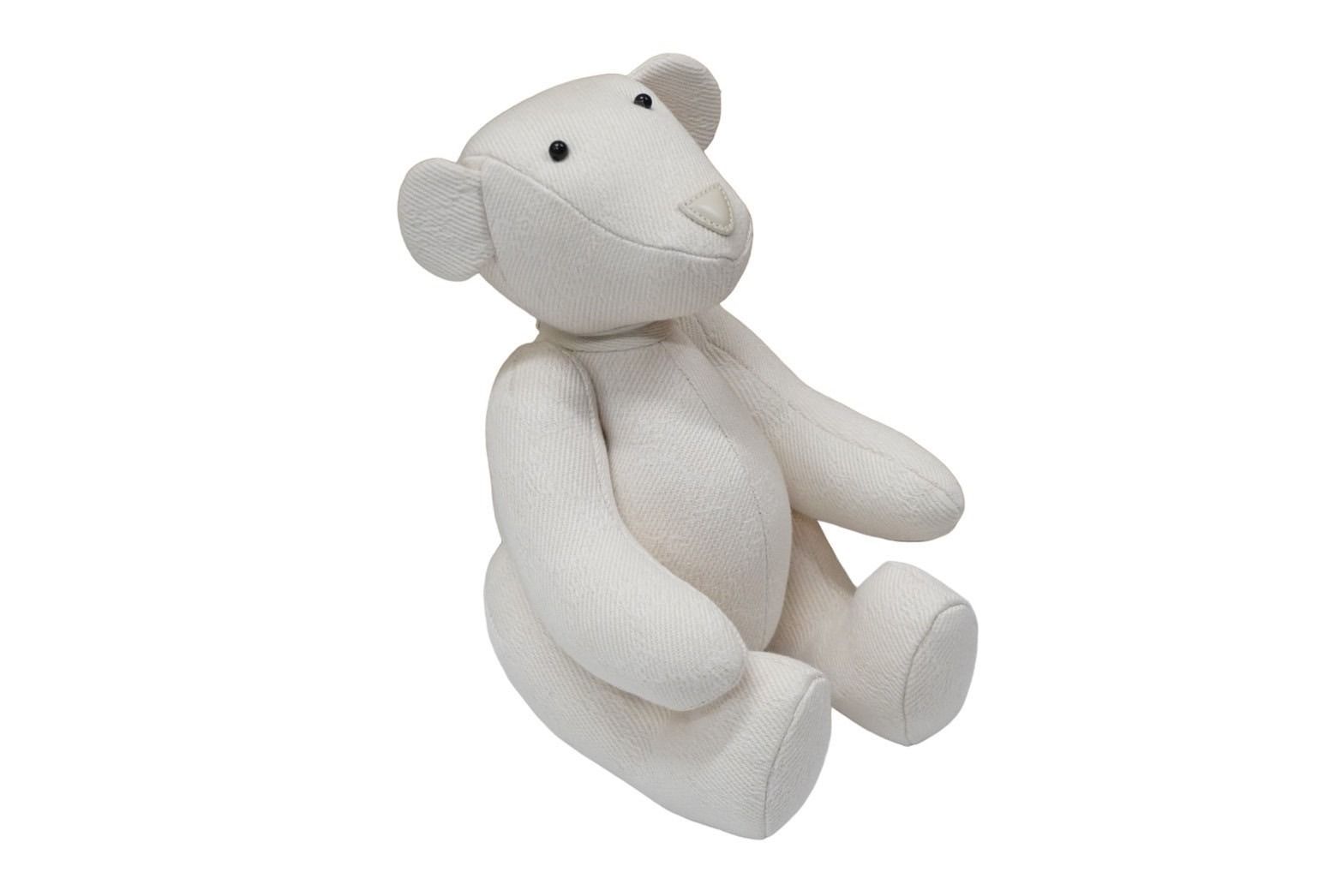 GUCCI - GUCCI グッチ GGキャンバス ぬいぐるみ 人形 テディーベア クマ ホワイト 白 7077722 美品 中古 56019 GUCCI グッチ GGキャンバス ぬいぐるみ 人形 テディーベア クマ