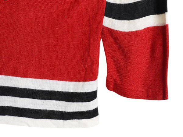 70s NHL オフィシャル シカゴ ブラックホークス ホッケー ジャージ メンズ S / ヴィンテージ ゲームシャツ ユニフォーム アイスホッケー 赤 お得なクーポン配布中!】 70s NHL オフィシャル シカゴ ブラック