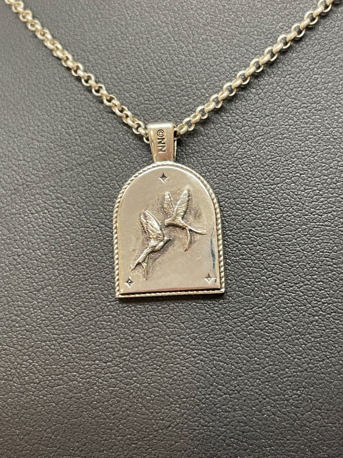 管理番号-SK】NIL DUE / NIL UN TOKYO Twin Swallows Necklace