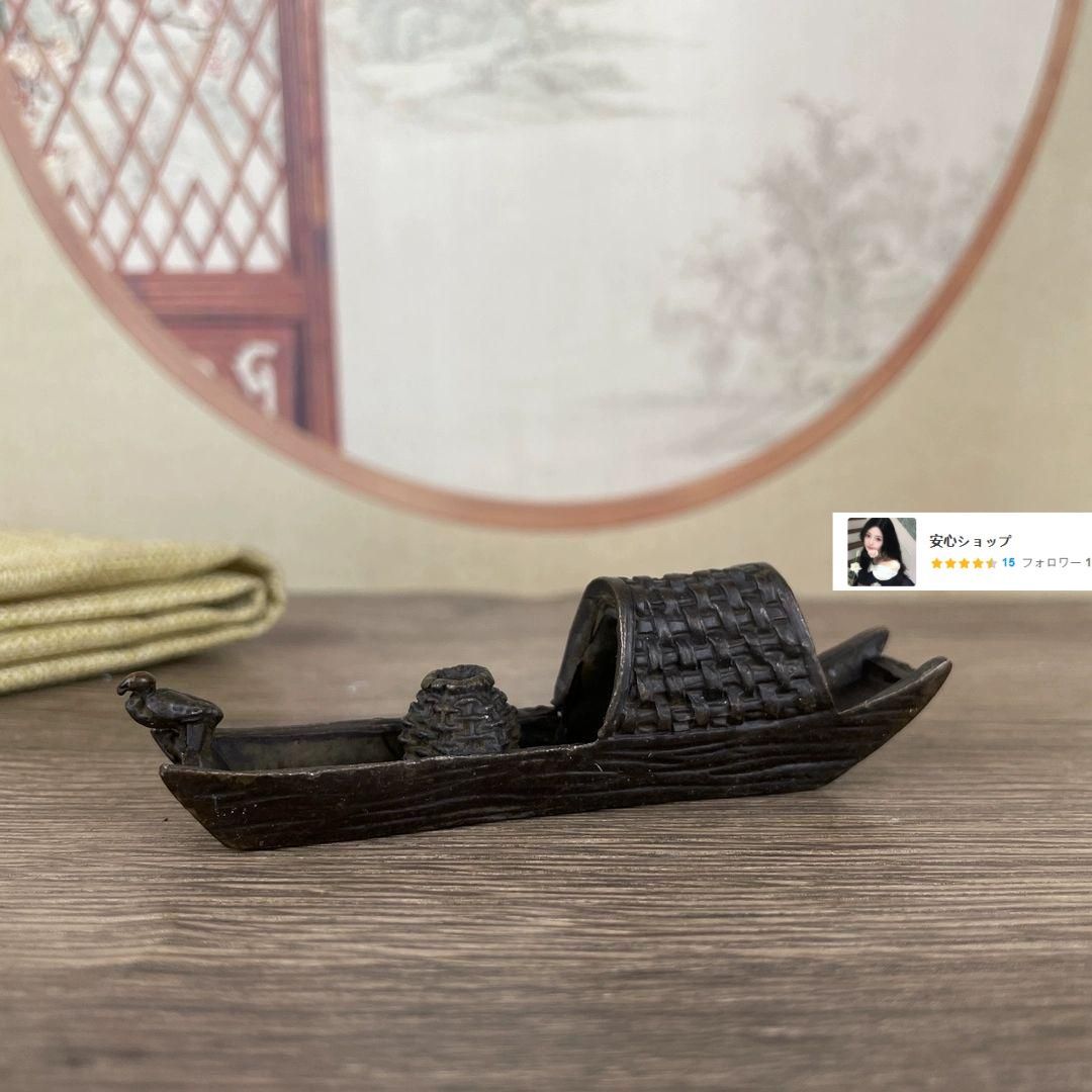 銅細工 白菜香炉 香挿 香炉 茶道 装飾品 工芸品 美術品 置物 銅細工 香炉 置物 香道具 装飾品 工芸品 美術品 彫刻
