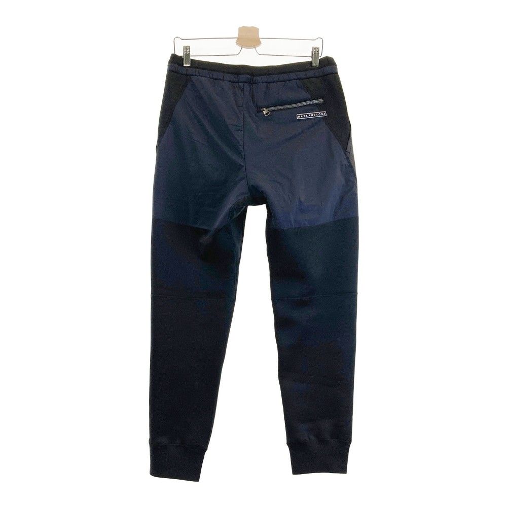 MARK&LONA マークアンドロナ ニット ジョガーパンツ カモフラスカル柄