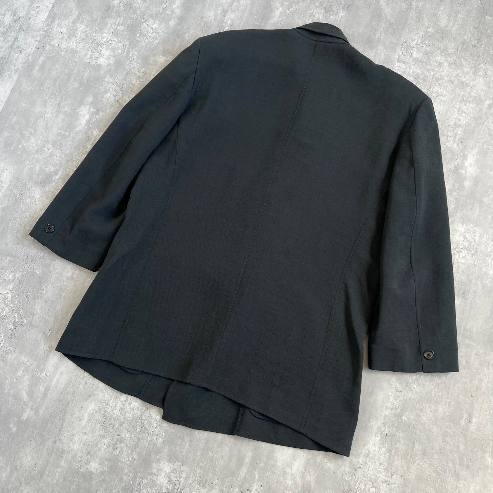 Fd012 90s ISSEY MIYAKE MEN イッセイミヤケメン アーカイブ 変形ショールカラー ウールジャケット ME23-FD012 Mサイズ ...