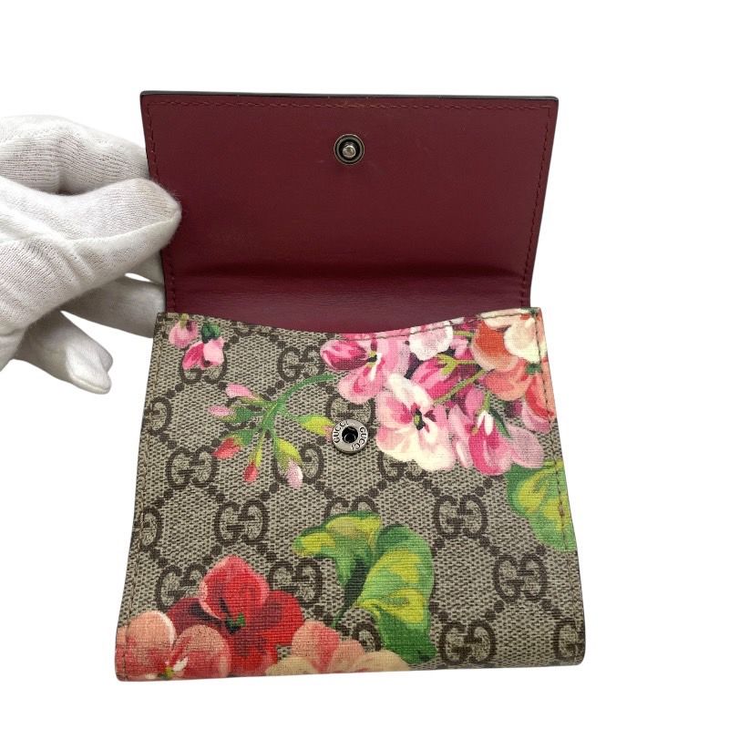 GUCCI】グッチ Wホック 410071 二つ折り財布 レディース GG