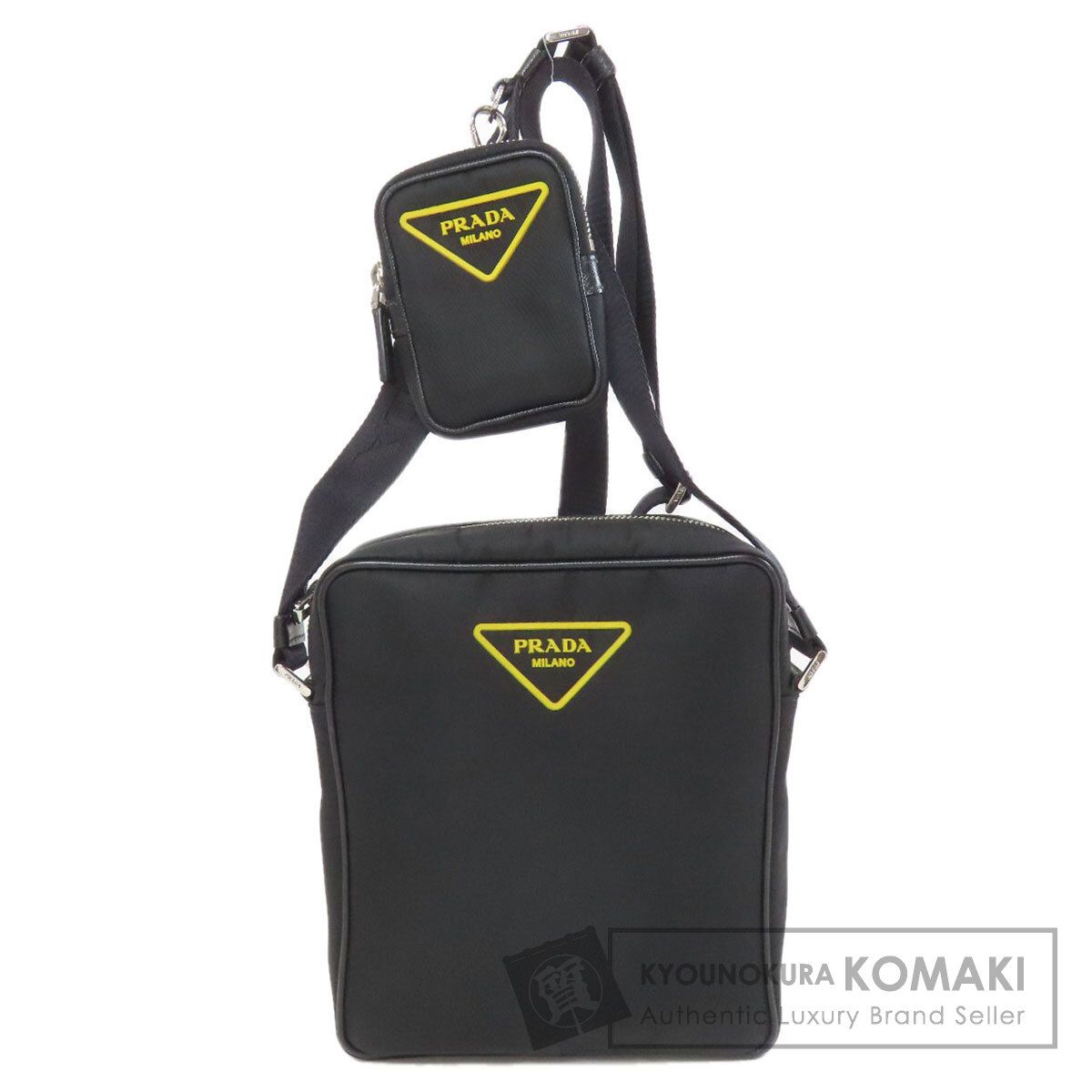 PRADA プラダ ロゴ ショルダーバッグ ナイロン レディース