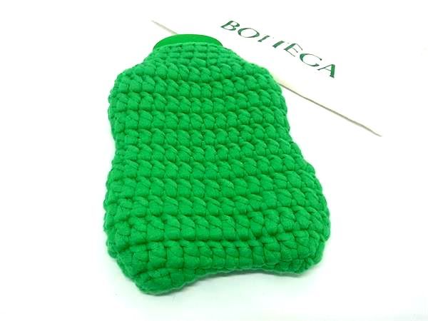 BOTTEGA VENETA ボッテガヴェネタ イントレチャート ラバー ニットカバー付き 湯たんぽ グリーン系 FM6697