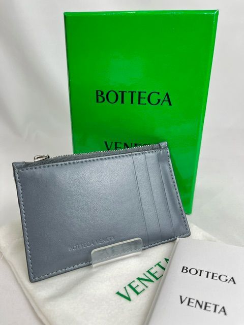 ボッテガヴェネタ BOTTEGA VENETA マキシイントレチャート カードケース コインケース 小銭入れ レザー THUNDER