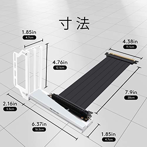 EZDIY-FAB 新しいRGB垂直GPUブラケット、VGA 垂直グラフィックカ Amazon | EZDIY-FAB 新しいRGB垂直GPUブラケット、VGA 垂直