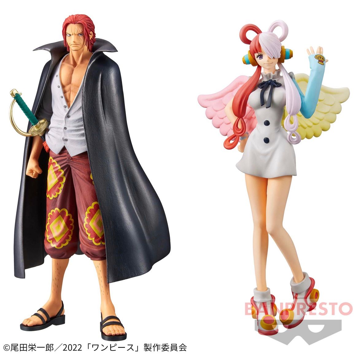ワンピース フィギュア DXF FILM RED シャンクス ウタ 2個セット 