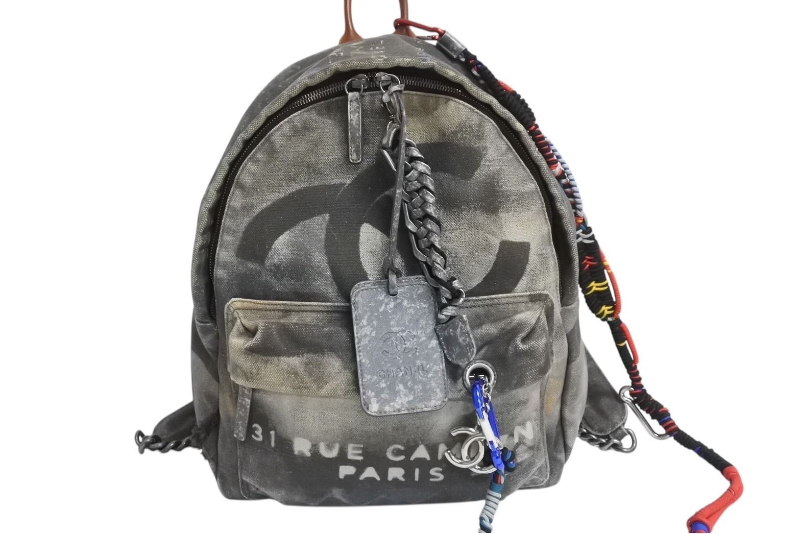 極美品 CHANEL シャネル グラフィティ アクト2 バックパック リュック