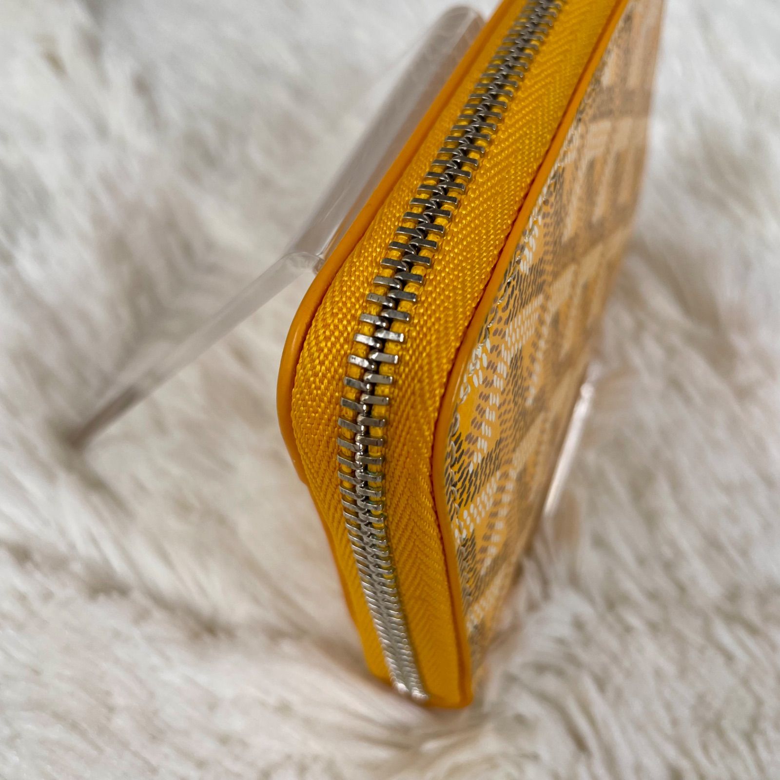 GOYARD ゴヤール ラウンジジップ 財布 イエローゴヤール 長財布