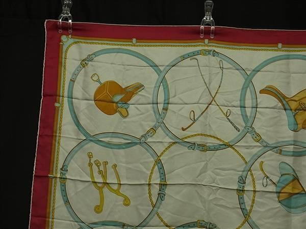 CELINE セリーヌ シルク100% 大判 総柄 スカーフ ストール ショール