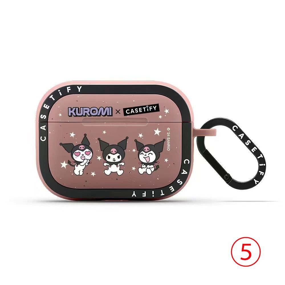 Airpods Pro2 用ケース　CASETIFY KUROMI Sanrio Characters Kuromi CASETiFY Kuromi Collectible Earbuds