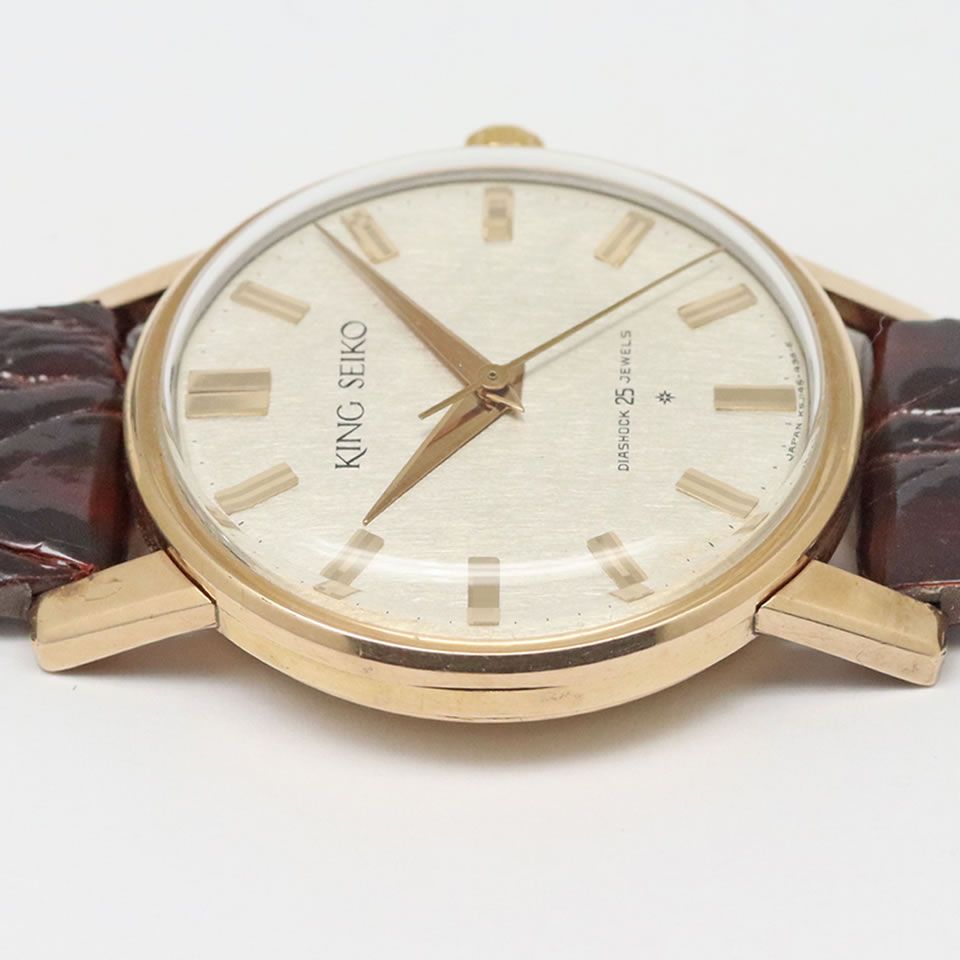【稼働品　分解掃除済み】キングセイコー25石　メンズ手巻き腕時計　初期モデル 稼働品 分解掃除済み】キングセイコー25石 メンズ手巻き腕時計 初期