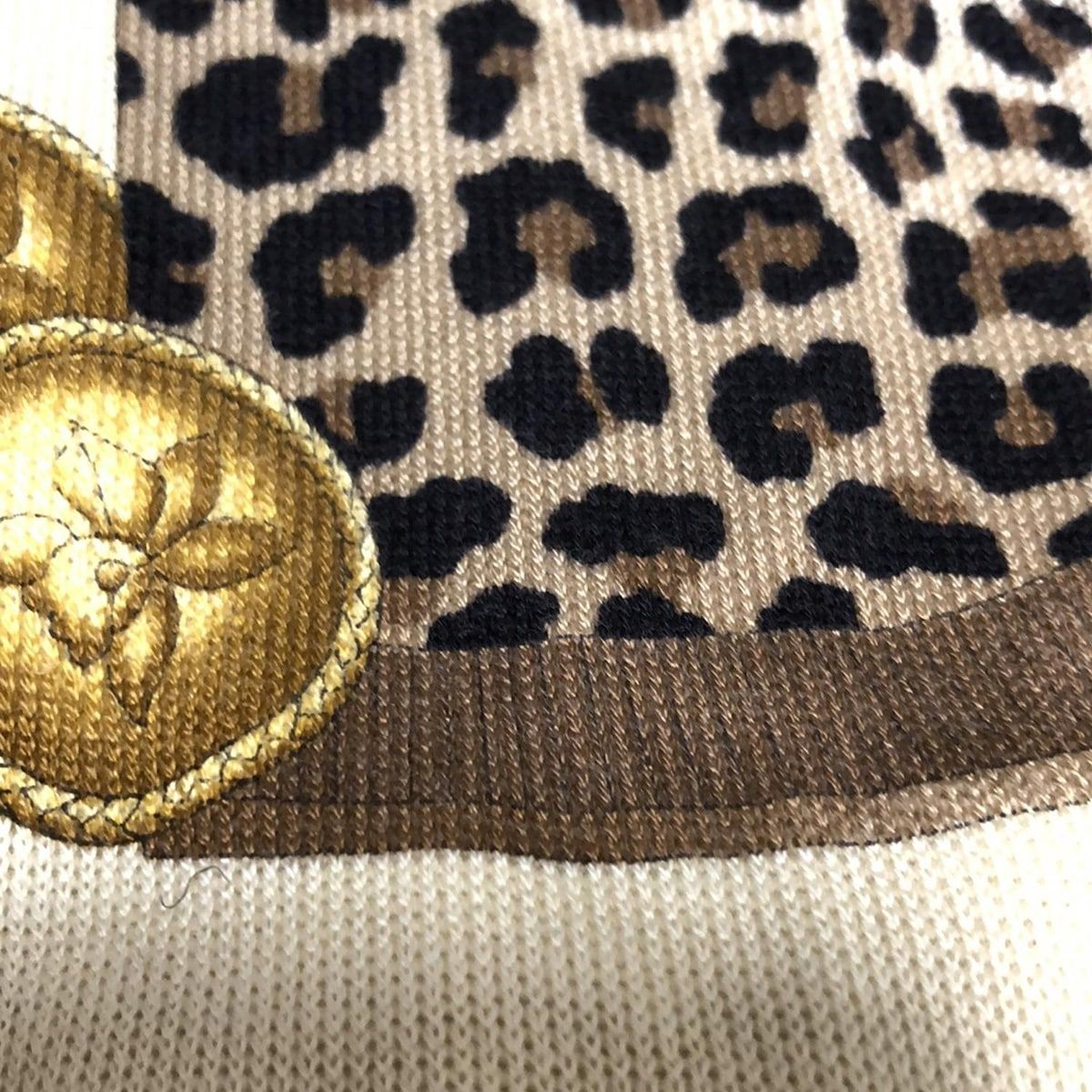 LEONARD SPORT レオナールスポーツ ブルゾン サイズM レディース - ベージュ×ライトブラウン×マルチ 長袖|ジップアップ|春|秋 CAMPINGPARCCENTRAL_COM