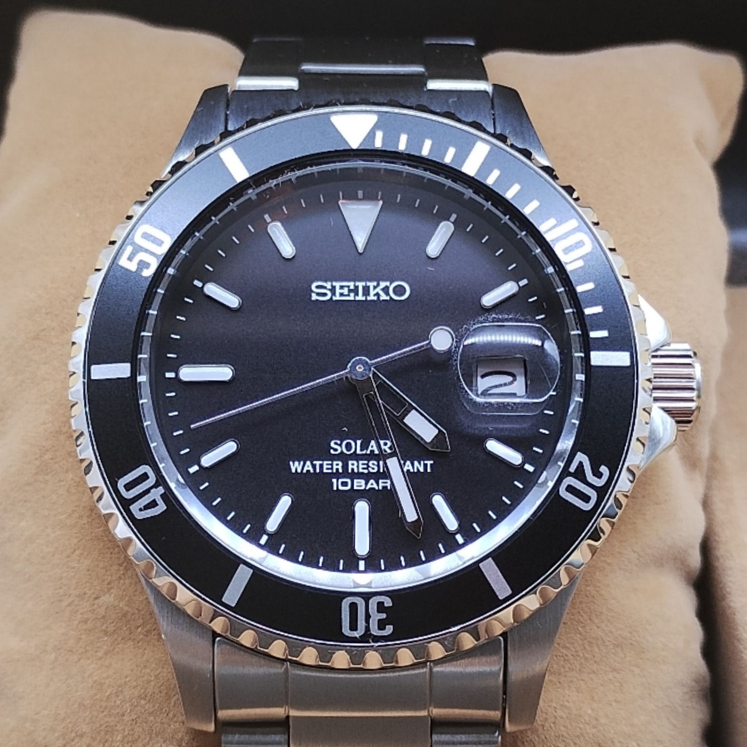 未使用】SEIKO セイコー 腕時計 稼働品 SZEV012 V157-HADO 箱入