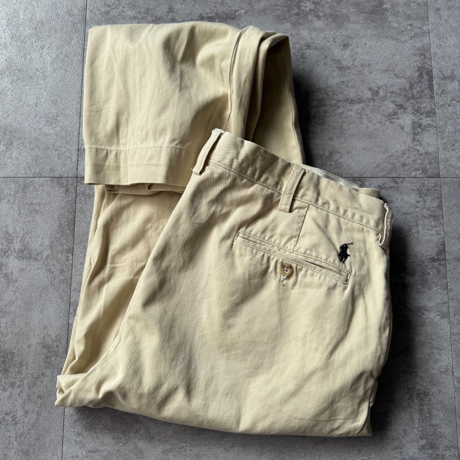 90s ポロバイ ラルフローレン コットン チノパンツ ポロチノ POLO Ralph Lauren - 90s ポロ ラルフローレン コットン チノ パンツ