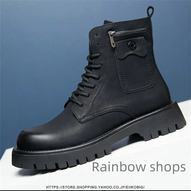 TAICHI バイク用靴 ブラック/レッド 26.5cm TAICHI バイク用