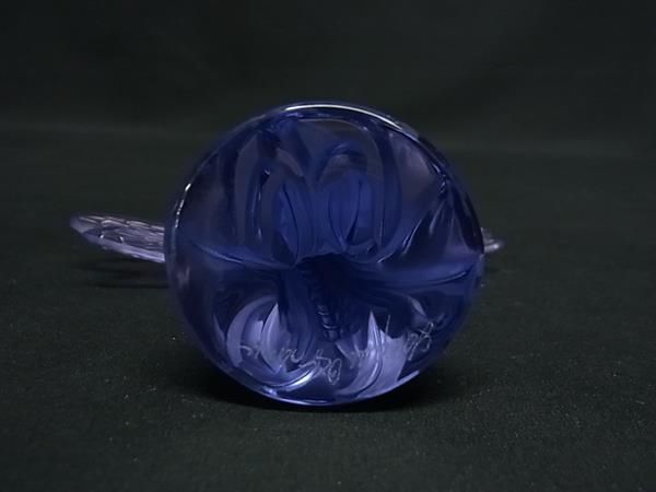 ■新品■未使用■ LALIQUE ラリック トンボ オブジェ 置物 インテリア クリアパープル系 FI5822 □新品□未使用□ LALIQUE ラリック トンボ オブジェ 置物