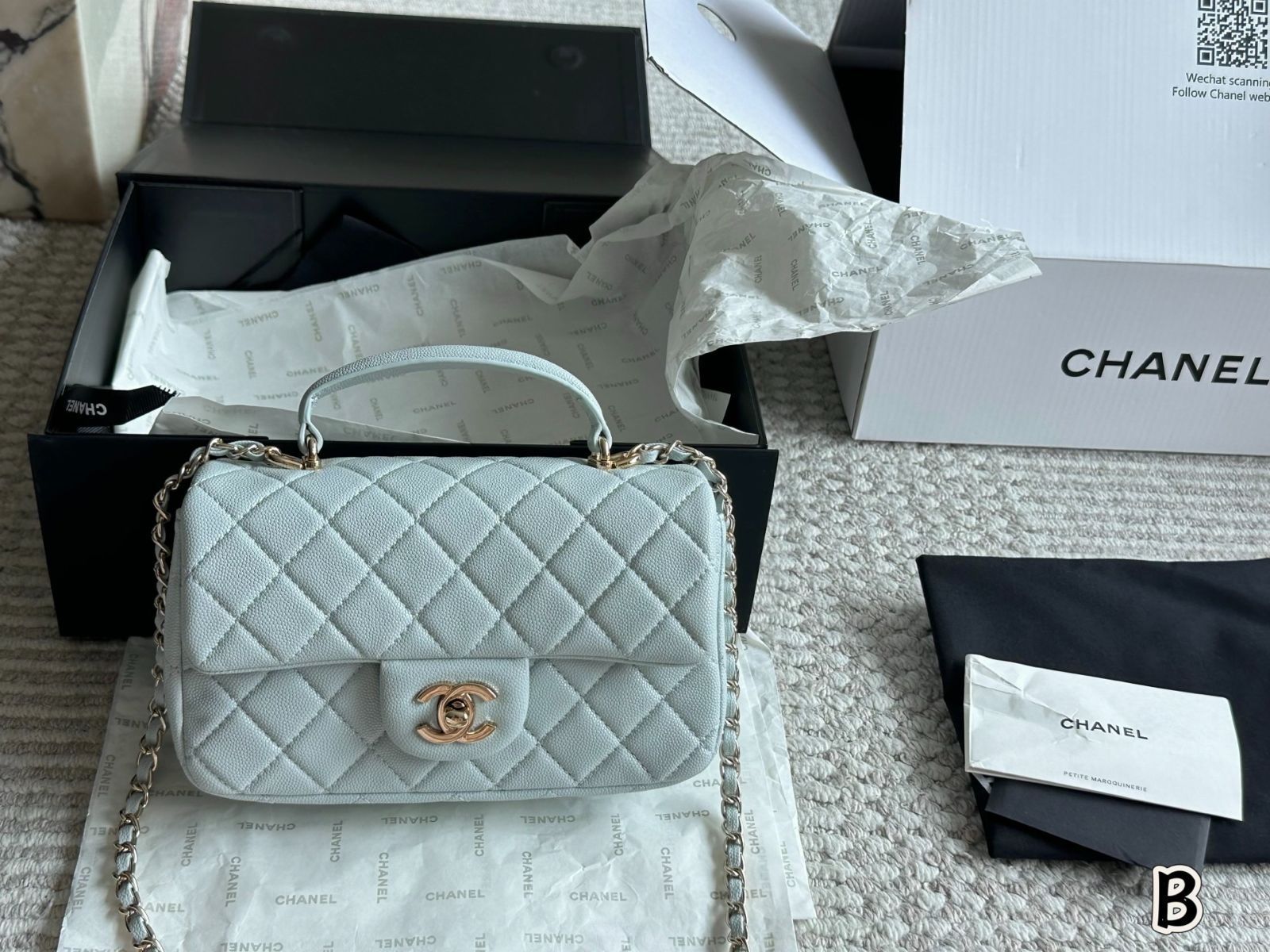 今日 CHANEL CF Handle Mini Bag シャネル CF ハンドル ミニ バッグ
